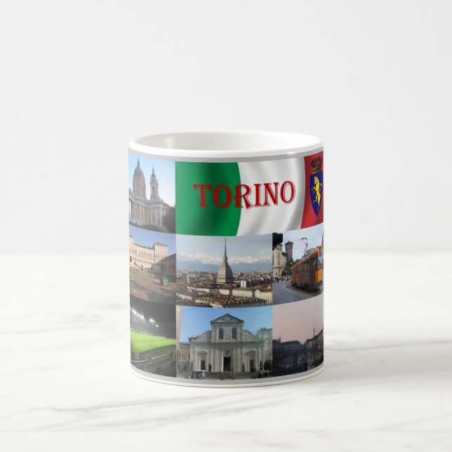 Italy - Piedmont - Torino - Mosaic - Coffee Mug (Center)