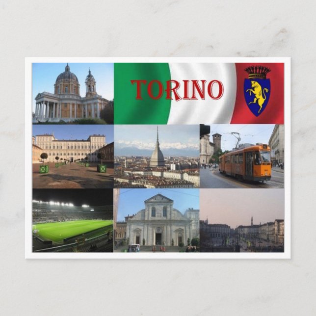 Italy - Piedmont - Torino - Mosaic - Postcard (Front)