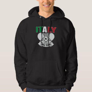 Italy Ping Pong Italian Table Tennis Team Suppor Hoodie