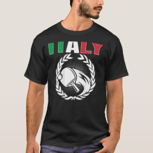 Italy Ping Pong   Italian Table Tennis Team Suppor T-Shirt