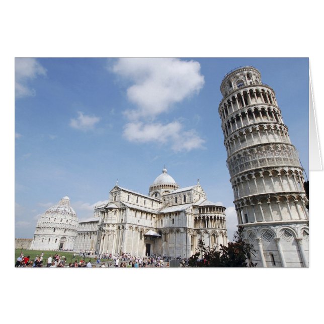 Italy, Pisa. Cathedral, baptistry and Leaning (Front Horizontal)