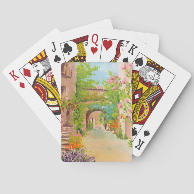 Italy  playing cards (Back)