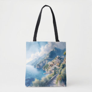 Italy Positano Romantic Travel Anniversary Gift  Tote Bag
