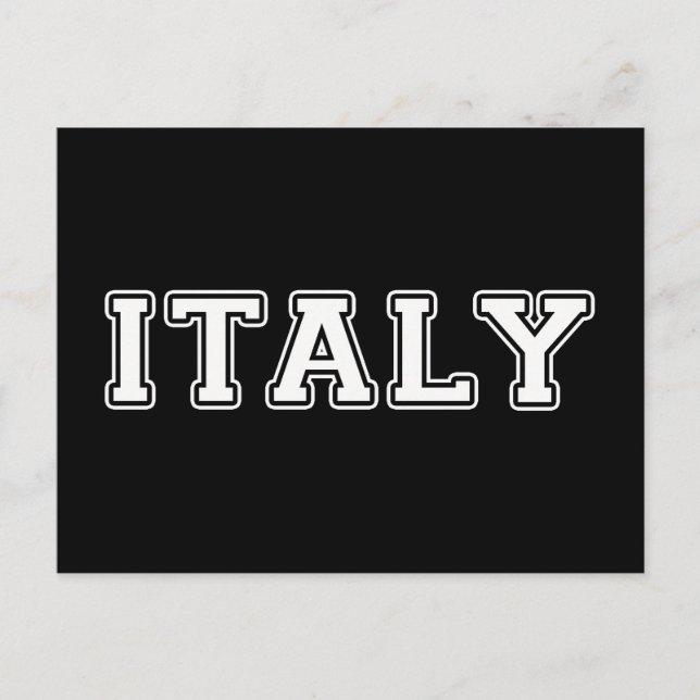 Italy Postcard (Front)