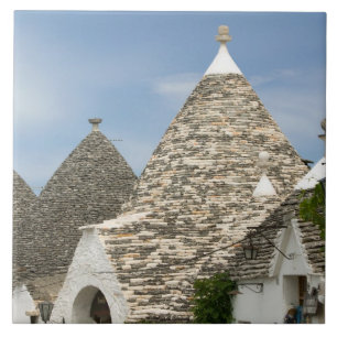 Italy, Puglia, Alberobello, Terra dei Trulli, Tile