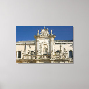 Italy, Puglia, Lecce, Piazza del Duomo, Palazzo Canvas Print