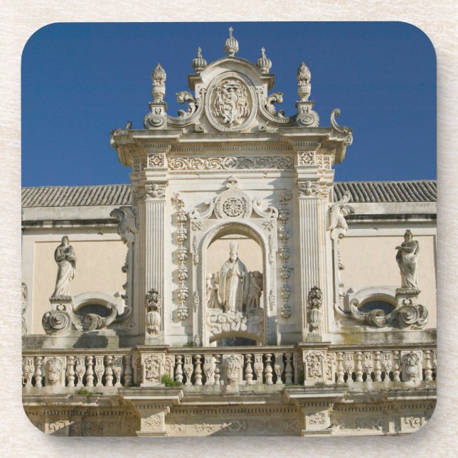 Italy, Puglia, Lecce, Piazza del Duomo, Palazzo Coaster (Front)