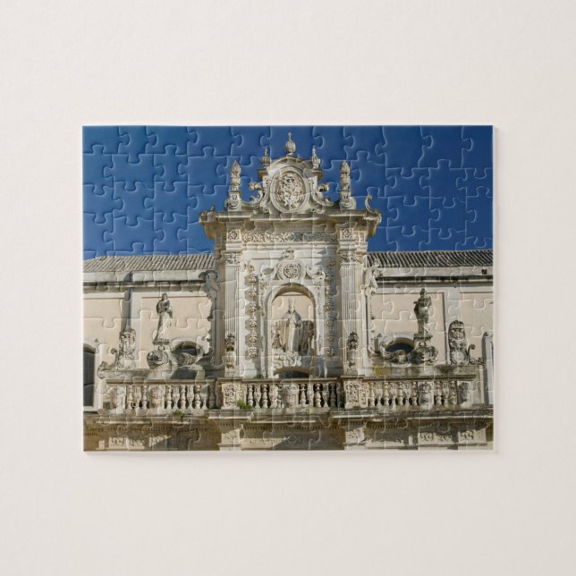 Italy, Puglia, Lecce, Piazza del Duomo, Palazzo Jigsaw Puzzle (Horizontal)