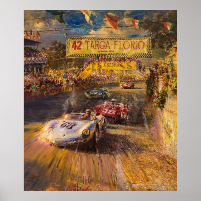 Italy Racing poster Art (Front)