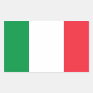 Italy Rectangular Sticker