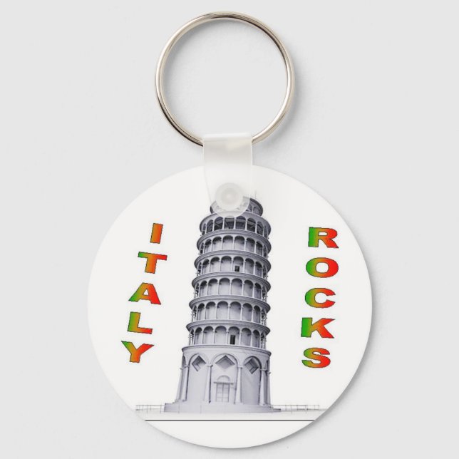 Italy Rocks Key Ring (Front)