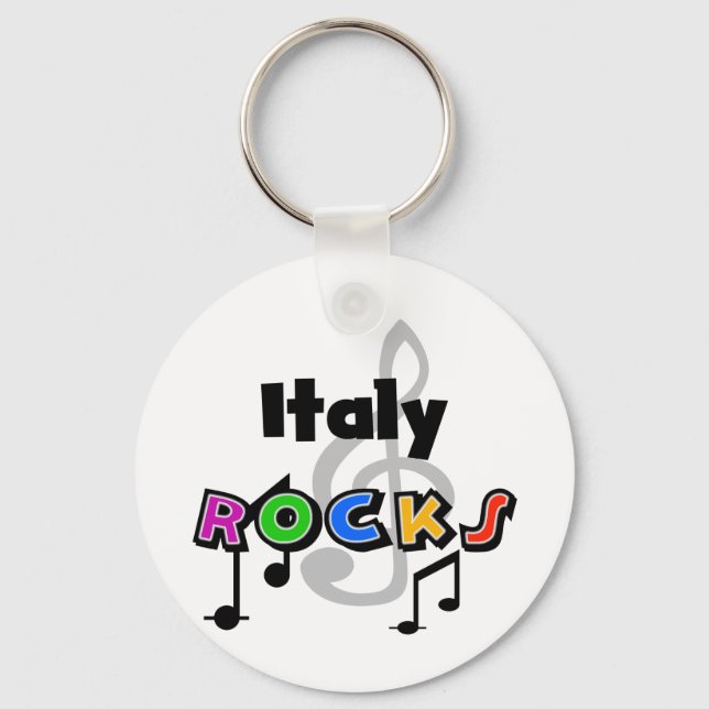 Italy Rocks Key Ring (Front)