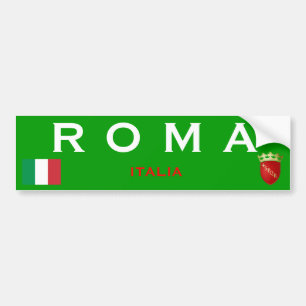 Italy - Roma Bumper Sticker