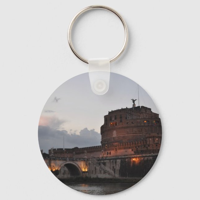Italy Rome Castello S. Angelo Photo Key Ring (Front)