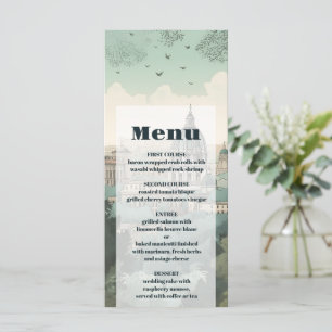 Italy Rome Destination Wedding Menu