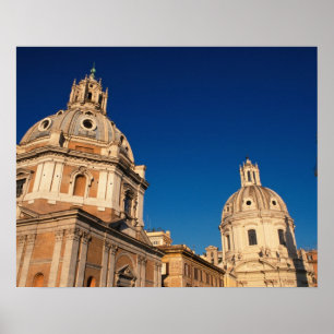 Italy, Rome, Santa Maria di Loreto church and Poster