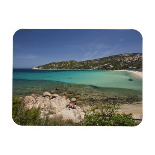 Italy, Sardinia, Baja Sardinia. Resort beach. Magnet