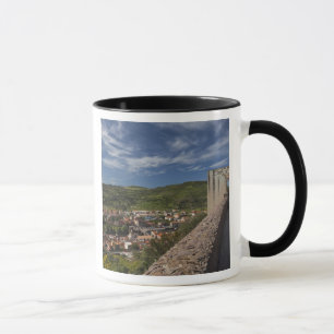 Italy, Sardinia, Bosa. Town view from Castello Mug