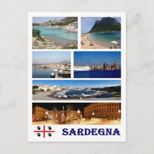 Italy - Sardinia - Mosaic - Postcard