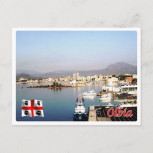 Italy - Sardinia - Olbia - Old Port - Postcard