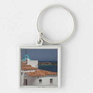 Italy, Sardinia, Porto Cervo. Chiesa di Stella Key Ring