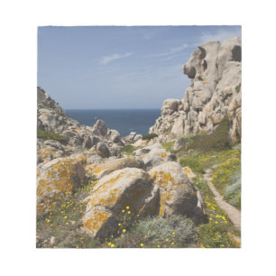 Italy, Sardinia, Santa Teresa Gallura. Capo 2 Notepad