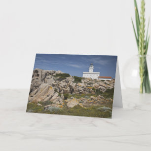 Italy, Sardinia, Santa Teresa Gallura. Capo Holiday Card