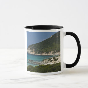 Italy, Sardinia, Solanas. Beach. Mug