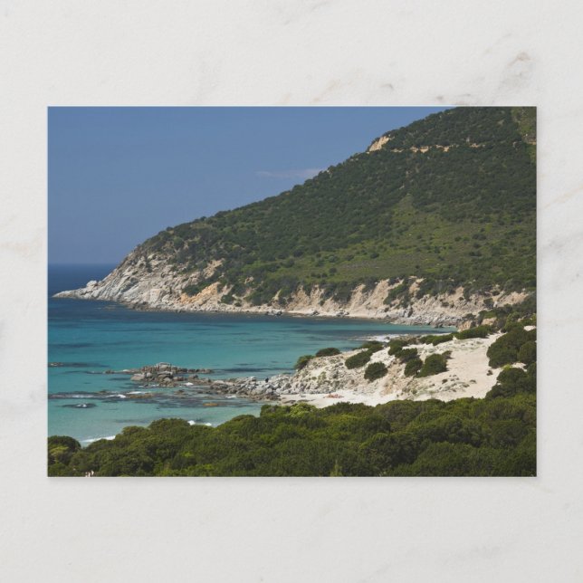 Italy, Sardinia, Solanas. Beach. Postcard (Front)
