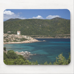 Italy, Sardinia, Teulada. Spanish tower. Mouse Mat