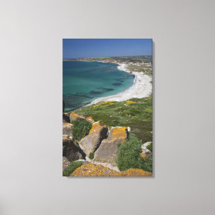 Italy, Sardinia, Tharros. View from the Spanish Canvas Print