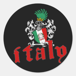 Italy Shield Sticker