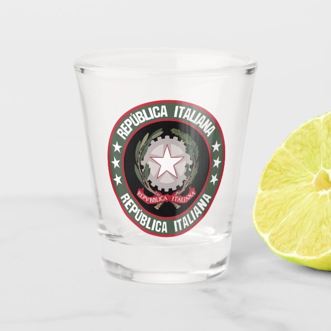 Italy                                              shot glass (Front)