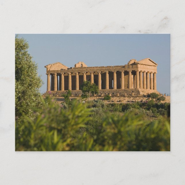 Italy, Sicily, Agrigento, La Valle dei Templi, 4 Postcard (Front)