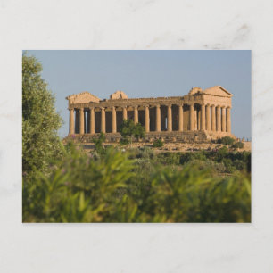 Italy, Sicily, Agrigento, La Valle dei Templi, 4 Postcard
