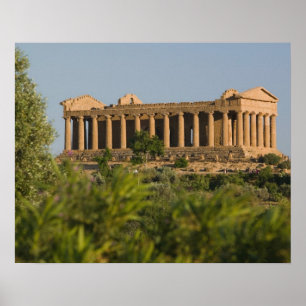 Italy, Sicily, Agrigento, La Valle dei Templi, 4 Poster