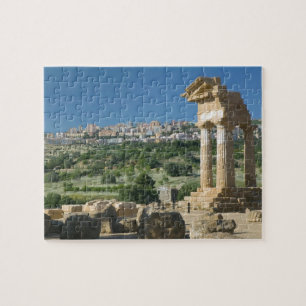 Italy, Sicily, Agrigento, La Valle dei Templi, Jigsaw Puzzle