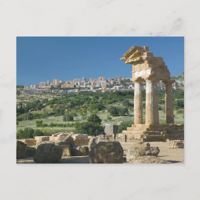 Italy, Sicily, Agrigento, La Valle dei Templi, Postcard (Front)