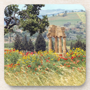 Italy, Sicily, Agrigento. The ruins of the Coaster