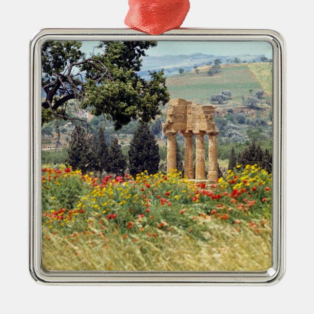 Italy, Sicily, Agrigento. The ruins of the Metal Tree Decoration (Front)