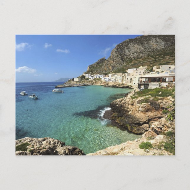 Italy, Sicily, Egadi Islands, Levanzo, Postcard (Front)