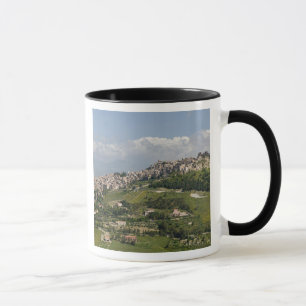 Italy, Sicily, Enna, Calascibetta, Morning View Mug