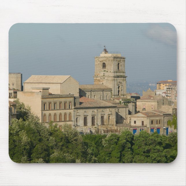 Italy, Sicily, Enna, Town View from Rocca di 2 Mouse Mat (Front)