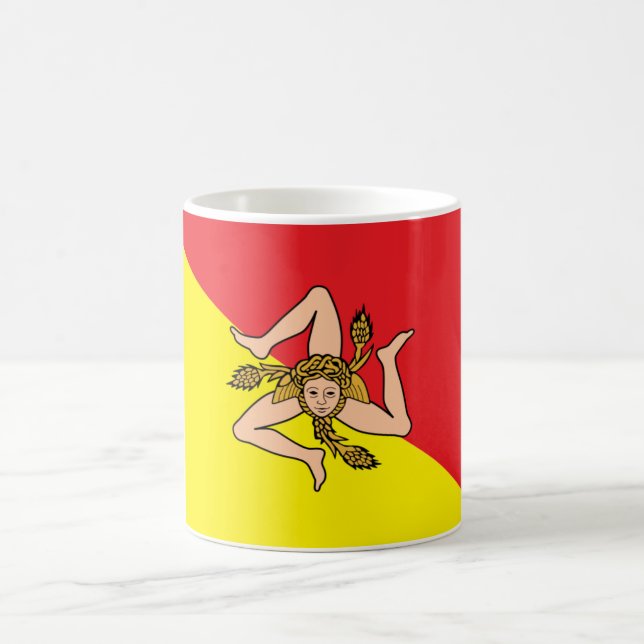 Italy - Sicily - Flag  Sicily - Coffee Mug (Center)