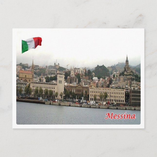 Italy - Sicily - Messina - Cityscape - Postcard (Front)