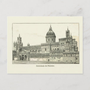 Italy, Sicily, Palermo Cathedral Postcard