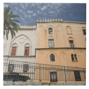 Italy, Sicily, Palermo, Palazzo dei Normanni Tile