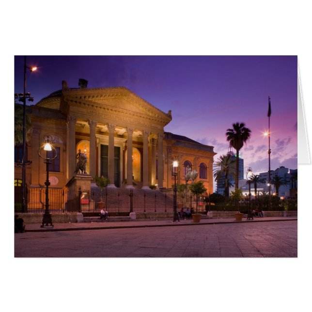 Italy, Sicily, Palermo, Teatro Massimo Opera (Front Horizontal)