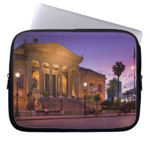 Italy, Sicily, Palermo, Teatro Massimo Opera Laptop Sleeve