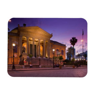 Italy, Sicily, Palermo, Teatro Massimo Opera Magnet